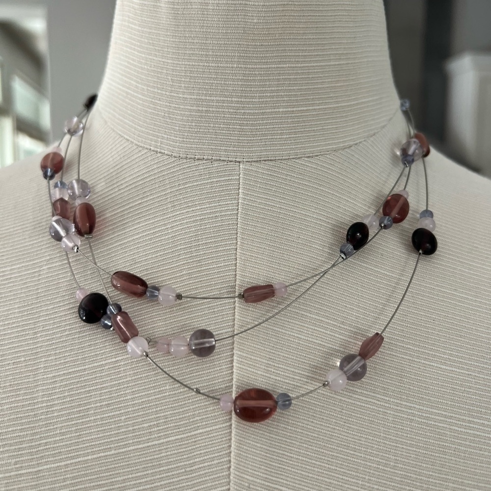 Lia Sophia “Plum Struck” Necklace
